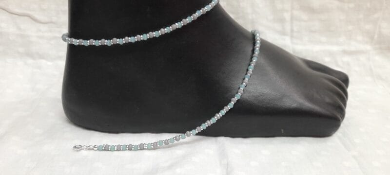 SILVER ANKLETS