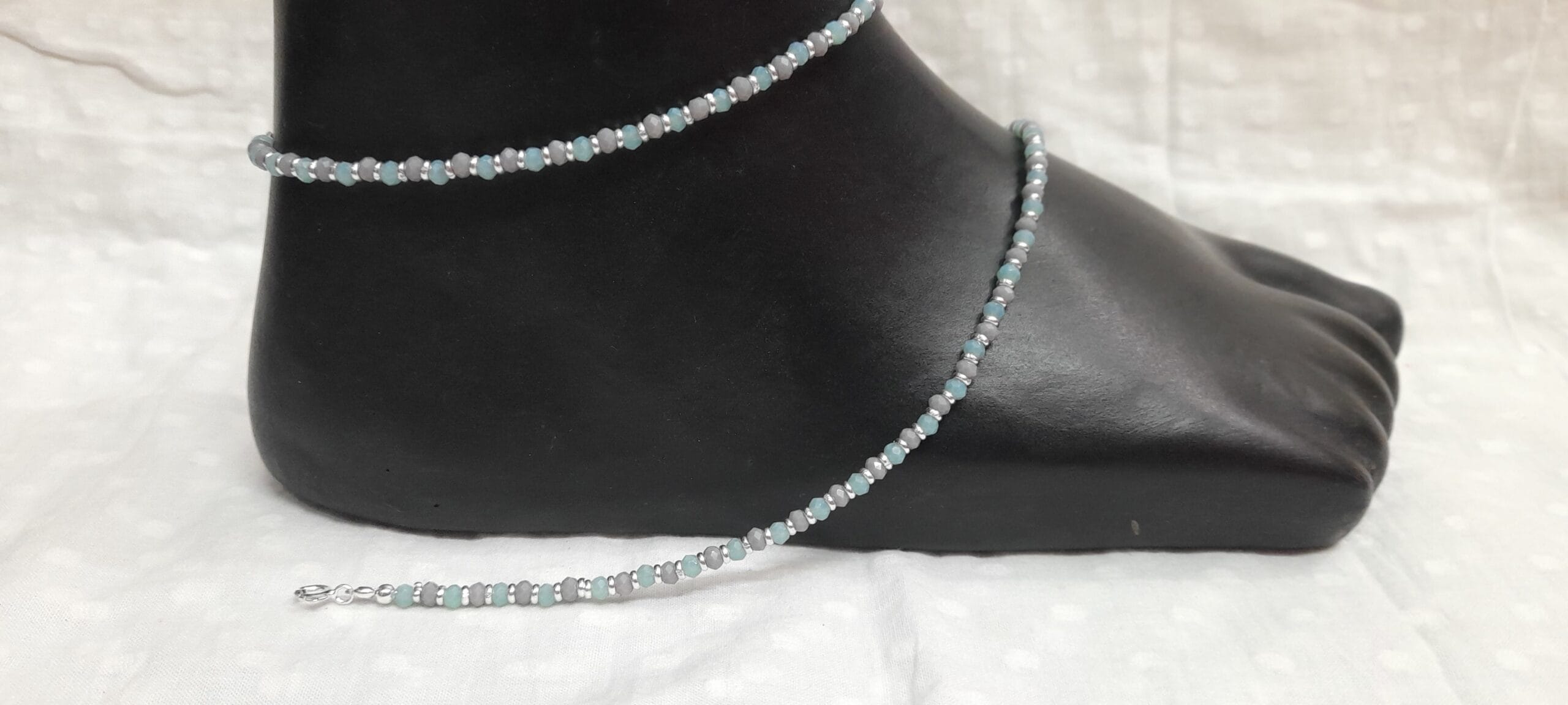 SILVER ANKLETS