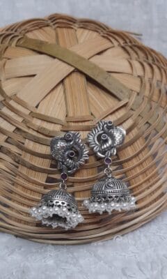 SILVER JHUMKI